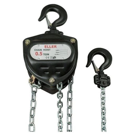 Showtec kettingtakel 500kg, 6 meter Kettingtakels J&H licht en geluid