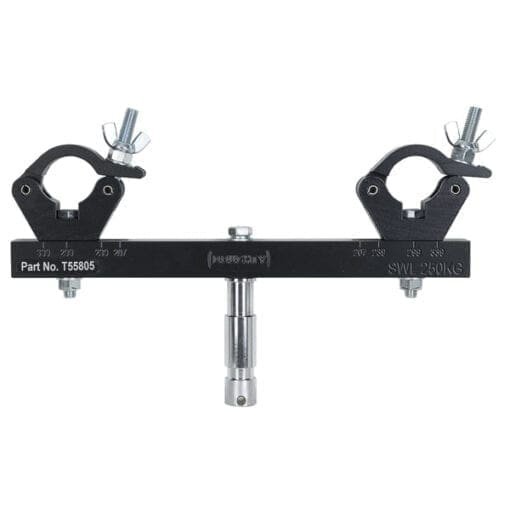 Doughty verstelbare Truss Adapter, zwart Klemmen J&H licht en geluid