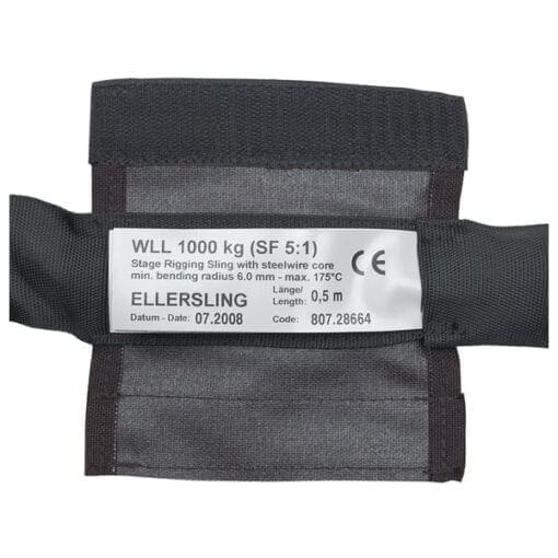 Showtec Hijsband, 0,5 meter, max. 1000 kg Podium en rigging J&H licht en geluid 2