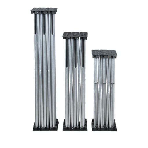 Showtec 1x1m Mammoth legs – Poten voor een Mammoth Stage podiumdeel (20 cm) Podium accessoires J&H licht en geluid