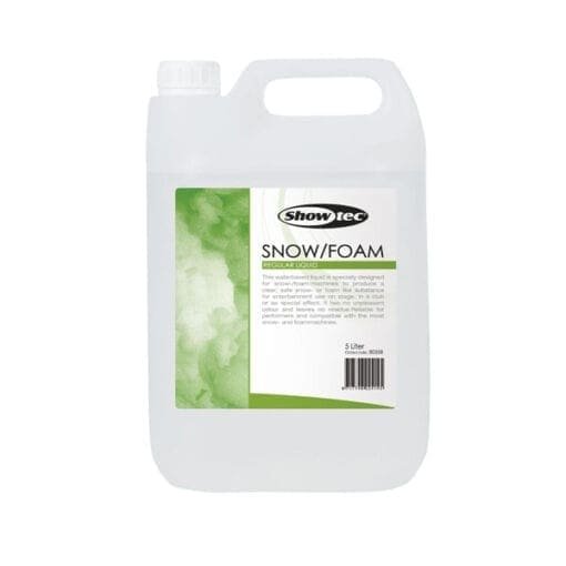 Showtec sneeuw- / schuim vloeistof 5 liter (kant-en-klaar) Geen categorie J&H licht en geluid