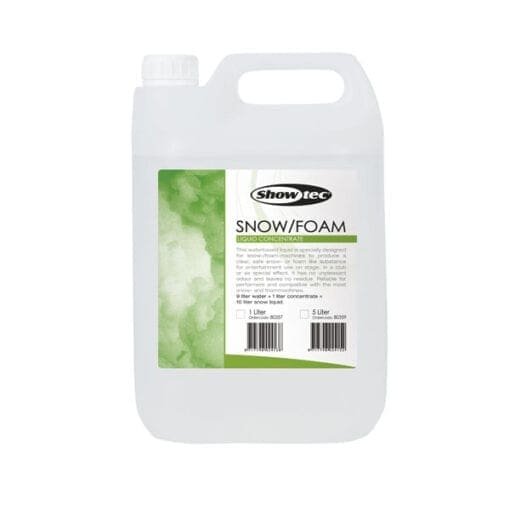 Showtec sneeuw-/schuimvloeistof concentraat, 5 liter _Uit assortiment J&H licht en geluid