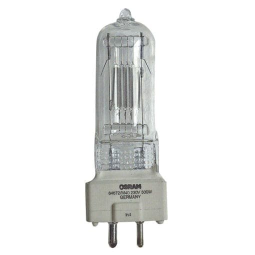 Osram M40 lamp, 230V/500W, GY9.5 fitting Geen categorie J&H licht en geluid
