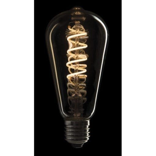 SHOWGEAR dimbare E27 LED filamentlamp 4 W goudglas