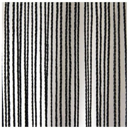 Showtec String gordijn – zwart (3 x 3 meter) Pipe & Drape J&H licht en geluid