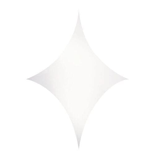Showtec Stretch Shape Diamond (125 x 125 cm) Deco doeken J&H licht en geluid