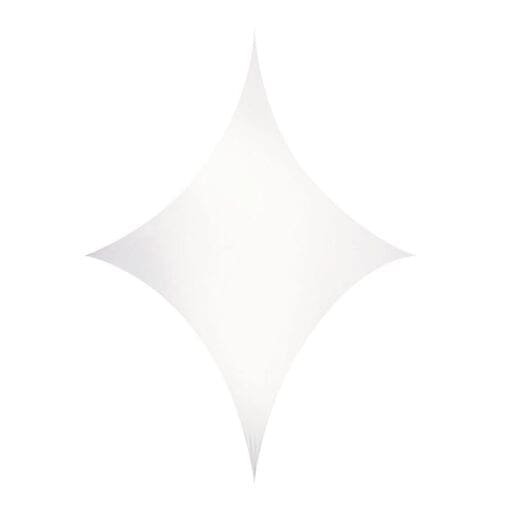 Showtec Stretch Shape Diamond (250 x 250 cm) Deco doeken J&H licht en geluid