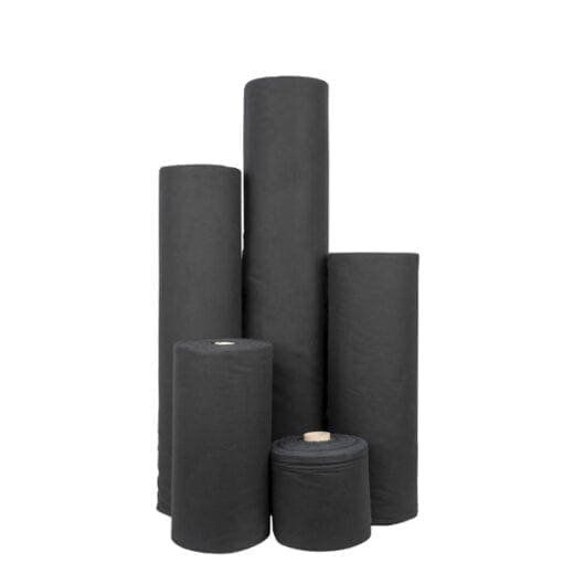 Wentex Deko-Molton, black, rol 60 mtr, 80 cm breed Deco doeken J&H licht en geluid 4
