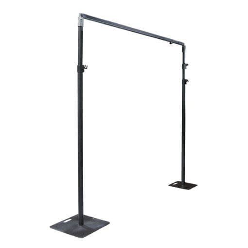 Showtec Baseplate voor het Pipes & Drapes systeem, 450 x 450 mm, zwart Pipe & Drape J&H licht en geluid 2