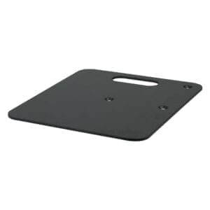 Showtec Baseplate voor het Pipes & Drapes systeem, 600 x 600 mm, zwart Pipe & Drape J&H licht en geluid