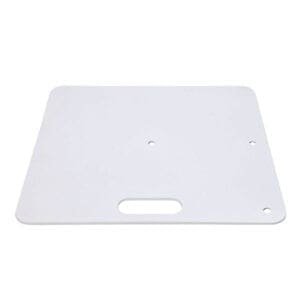Showtec Baseplate voor het Pipes & Drapes systeem, 450 x 450 mm, wit Pipe & Drape J&H licht en geluid