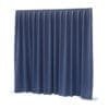 Showtec Gordijn voor het Pipes & Drapes systeem, blauw, 300 x 400 cm, 260 g/m2 Pipe & Drape J&H licht en geluid 4