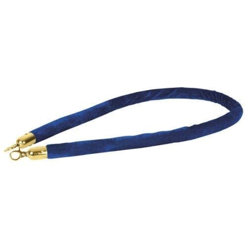 Showtec Afzetkoord (blauw) met goudkleurige sluitingen Crowd control J&H licht en geluid