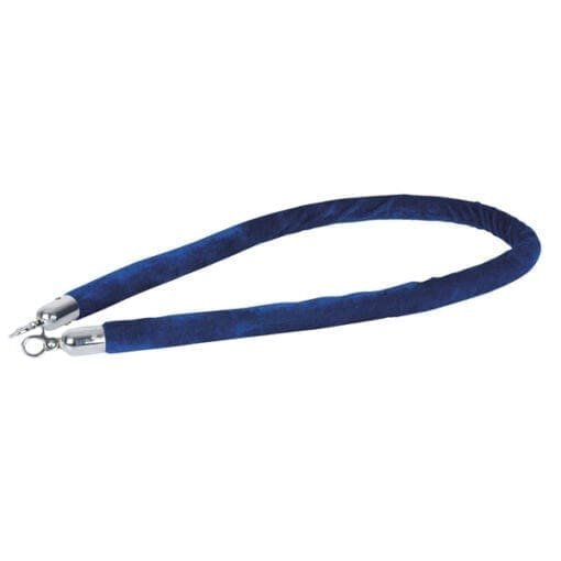 Showtec Afzetkoord (blauw) met zilverkleurige sluitingen Crowd control J&H licht en geluid