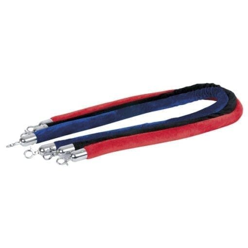 Showtec Afzetkoord (blauw) met zilverkleurige sluitingen Crowd control J&H licht en geluid 2