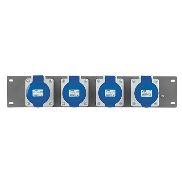 Showtec PDP-3242 19 inch paneel met 4 3-pins CEE 32A aansluitingen _Uit assortiment J&H licht en geluid Showtec PDP-3242 19 inch paneel met 4 3-pins CEE 32A aansluitingen _Uit assortiment J&H licht en geluid