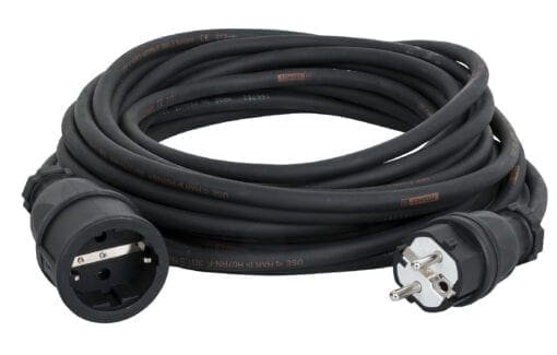 Showtec Schuko verlengkabel 3×1,5mm2, 15 meter Kabels en aansluitingen J&H licht en geluid