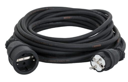 Showtec Schuko verlengkabel 3×1,5mm2, 25 meter Kabels en aansluitingen J&H licht en geluid