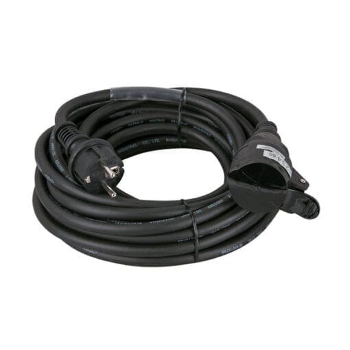 Showtec Schuko verlengkabel 15 meter, 3 x 1,5mm2 Kabels en aansluitingen J&H licht en geluid