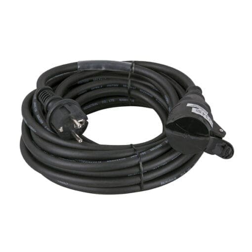 Showtec Schuko verlengkabel 15 meter, 3 x 2,5mm2 Kabels en aansluitingen J&H licht en geluid