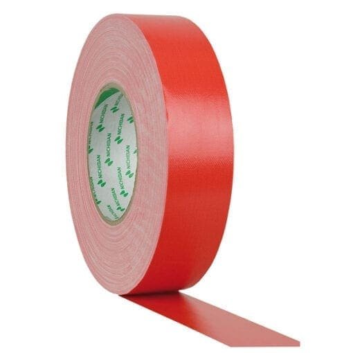 Nichiban Gaffa Tape, 38mm, 50 meter, Rood Podium accessoires J&H licht en geluid