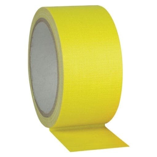 Showtec Gaffa Tape Neon, 25m x 50mm, Geel Podium accessoires J&H licht en geluid