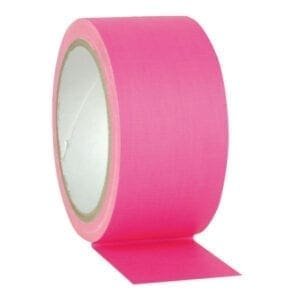 Showtec Gaffa Tape Neon, 25m x 50mm, Roze Podium accessoires J&H licht en geluid