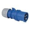 Showtec 3-polige CEE male connector 240V/16A – IP44 (blauw) Aansluitingen 240 V J&H licht en geluid 4