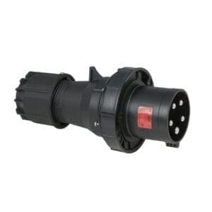 Showtec 5-polige CEE male connector 125A – IP67 (zwart) Aansluitingen 400 V J&H licht en geluid