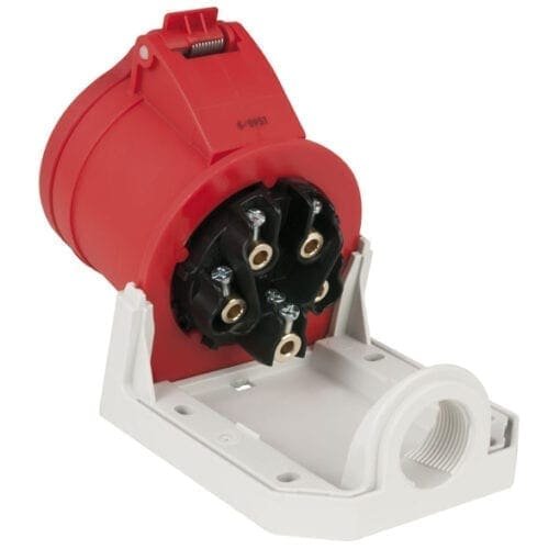 Showtec 5-polige CEE female wandcontactdoos 32A – IP44 Aansluitingen 400 V J&H licht en geluid 2