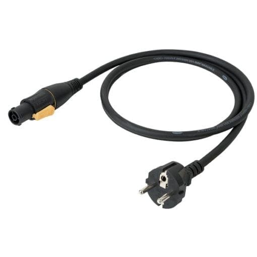 Showtec powercable pro power true to schuko Kabels en aansluitingen J&H licht en geluid