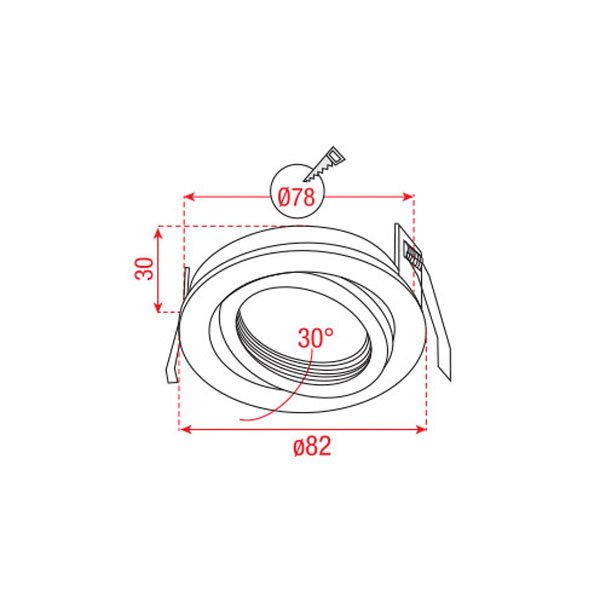 Artecta Manchester-R – Inbouw plafondspot (wit) Artecta J&H licht en geluid 5 Artecta Manchester-R – Inbouw plafondspot (wit) Artecta J&H licht en geluid 5