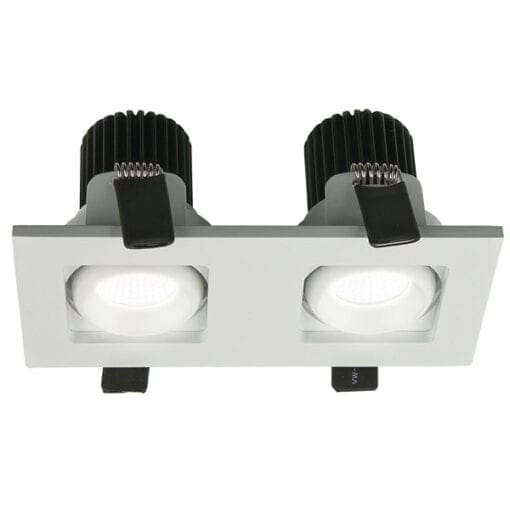 Artecta Tours-12W WW 3000K – Dubbele inbouw plafondspot met warm witte LED’s Artecta J&H licht en geluid 4