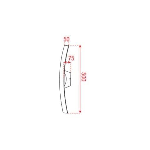 Artecta Archie-2 WW – LED muurlamp met een 6W warm witte LED Surface J&H licht en geluid 2