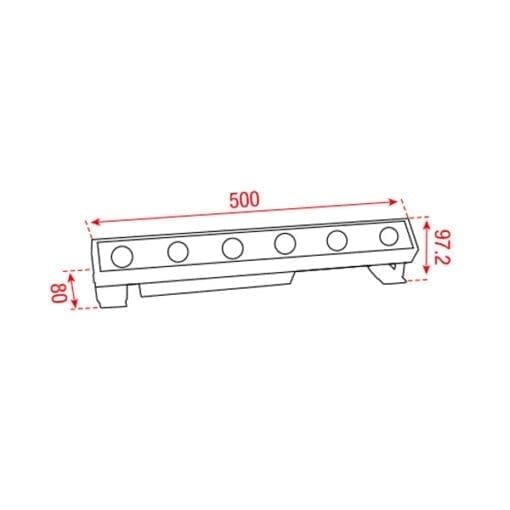 Artecta cupar-50 3000 k _Uit assortiment J&H licht en geluid 2