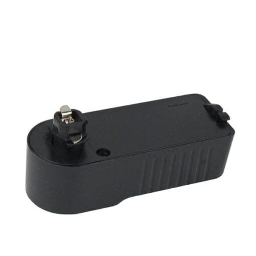 Artecta 1-fase adapter voor een 1-fase track, zwart Accessoires railverlichting J&H licht en geluid
