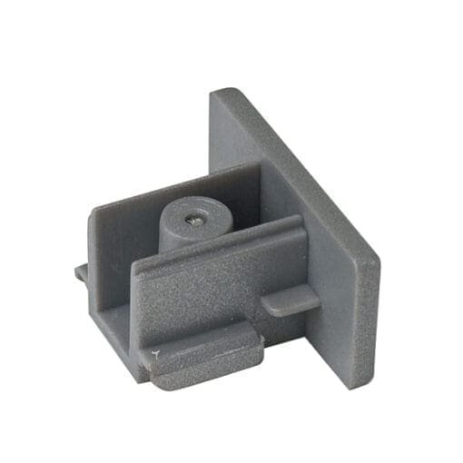 Artecta Eindkap voor een 1-fase track, zilvergrijs Accessoires railverlichting J&H licht en geluid 2