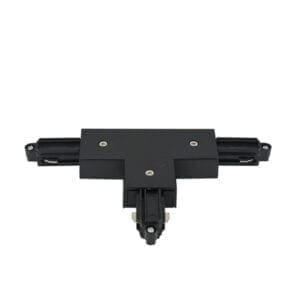 Artecta T-stuk (rechts) voor 3 1-fase tracks, zwart Accessoires railverlichting J&H licht en geluid