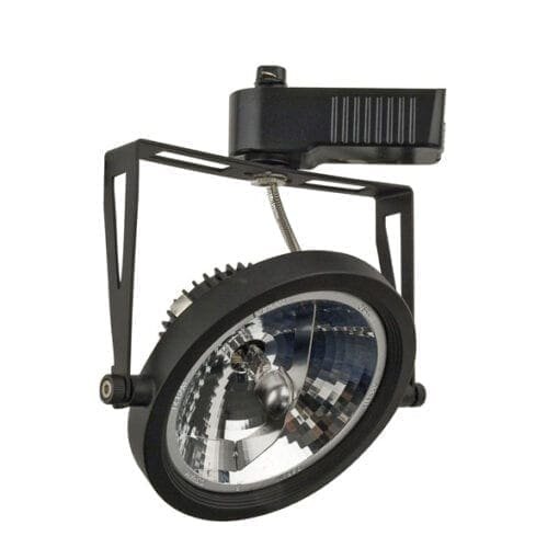 Artecta Barcelona-B – Plafondspotje met een 1-fase track adapter, zwart _Uit assortiment J&H licht en geluid