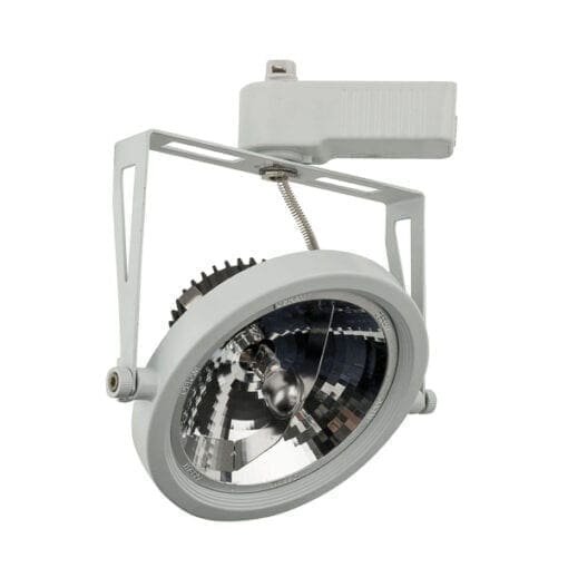 Artecta Barcelona-W – Plafondspotje met een 1-fase track adapter, wit _Uit assortiment J&H licht en geluid