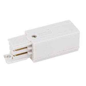 Artecta Input voedingsconnector (rechts) voor een 3-fase track, wit Accessoires railverlichting J&H licht en geluid