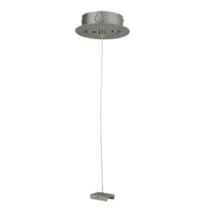 Artecta Ophangkit voor een 3-fase track (zonder voedingskabel), zilvergrijs Accessoires railverlichting J&H licht en geluid