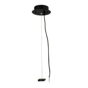 Artecta Ophangkit voor een 3-fase track (met voedingskabel), zwart Accessoires railverlichting J&H licht en geluid