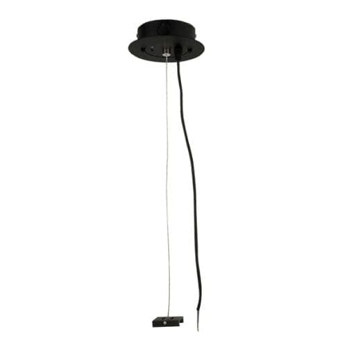 Artecta Ophangkit voor een 3-fase track (met voedingskabel), zwart Accessoires railverlichting J&H licht en geluid