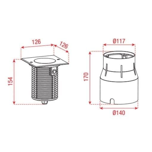 Artecta Reno-7SQ WW – LED grondspot met een 7W warm witte LED (verstelbaar) High Voltage J&H licht en geluid 5