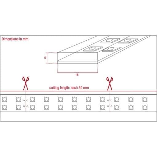Artecta Havana Diamond CW-240 24V, 5 meter (IP68) Architectuur- verlichting J&H licht en geluid 4