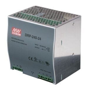 Artecta LED power supply (24 Volt / 240 Watt), DIN rail uitvoering Powersupplies J&H licht en geluid
