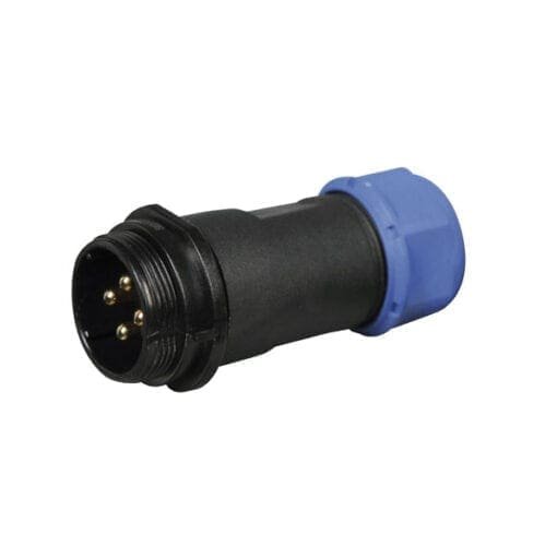 Artecta 4-pins IP68 male inline connector _Uit assortiment J&H licht en geluid 2