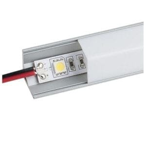 Artecta Profile pro 5 square – Aluminium hoekprofiel voor een flexibele LED strip (met 2 covers) Architectuur- verlichting J&H licht en geluid