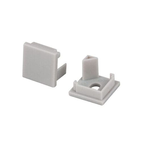 Artecta Eindkapjes set voor het Profile pro 5 square hoekprofiel Architectuur- verlichting J&H licht en geluid